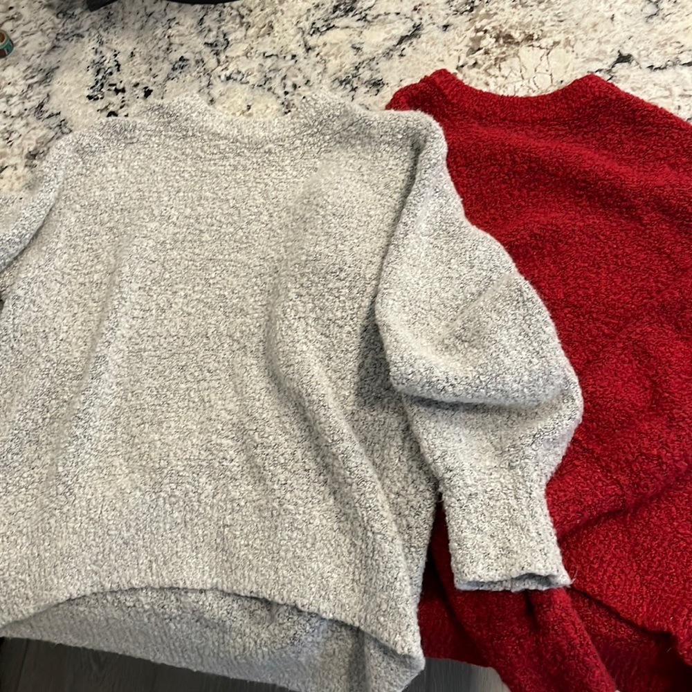 Warm fuzzy Old Navy mock turtleneck sweater